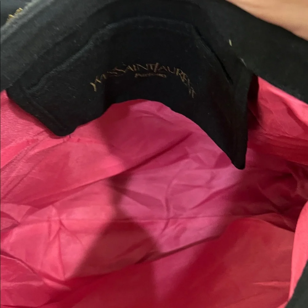 YSL Black Tote perfume Bag with Gold Logo - Picture 7 of 8